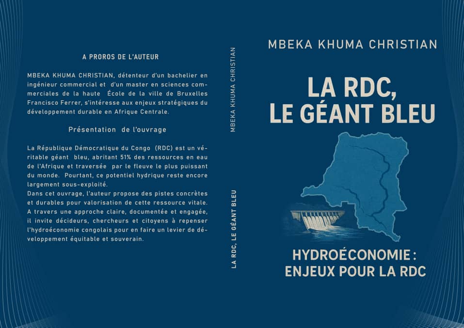 Couverture complète du livre La RDC, le géant bleu